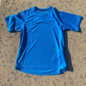 boys bauer athletic blue shirt size medium